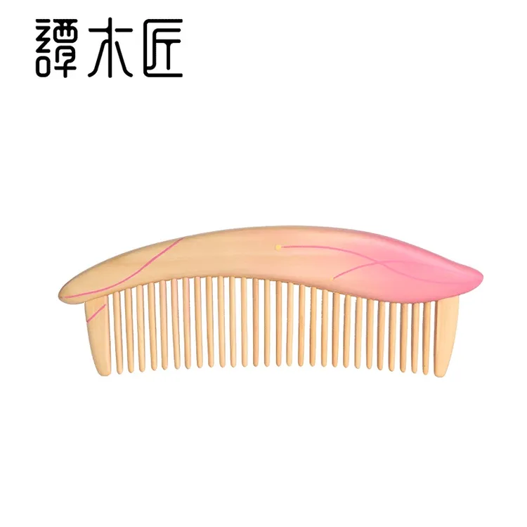 谭木匠礼盒山茶花系列顺发创意木梳子创意可爱时尚礼物送女生闺蜜