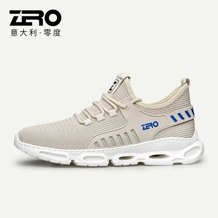 零度男鞋 时尚百搭户外轻便柔软透气飞织运动休闲鞋01191