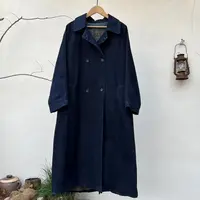 【7折款】布衣分享  83941 左岸迷香亚麻长外套