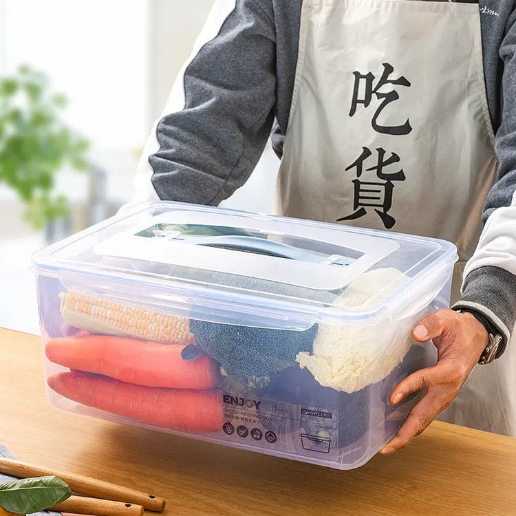 大容量保鲜收纳盒家用厨房保鲜盒餐厅冰柜冷冻盒冰箱收纳盒保鲜盒