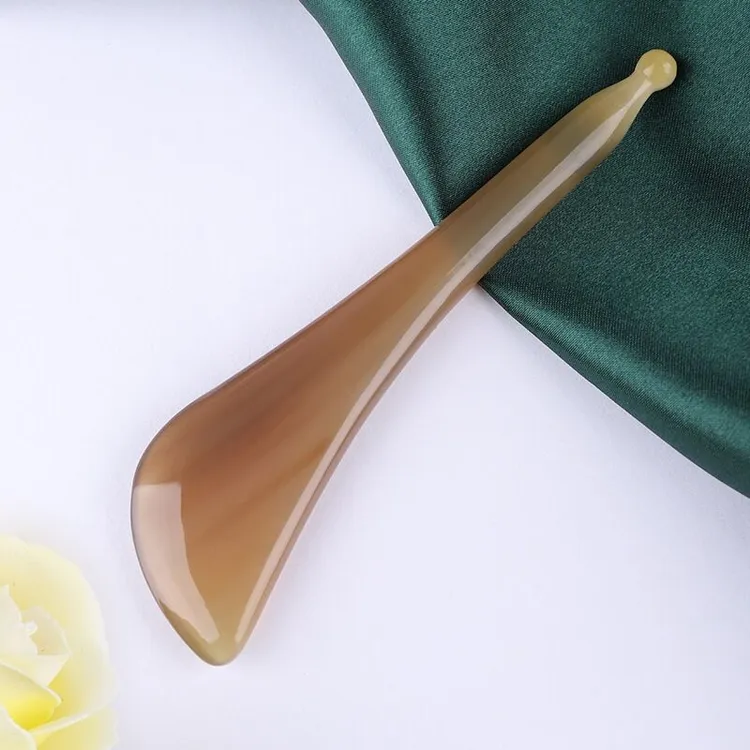 天然牛角拔筋棒全身通用美容院女面部眼部脸头颈部按摩穴位刮板