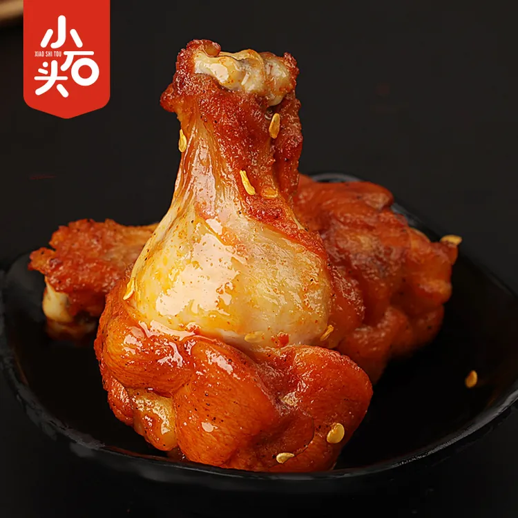 奥尔良小鸡腿小石头鸡翅根休闲零食麻辣味真空装零食小吃开袋即食