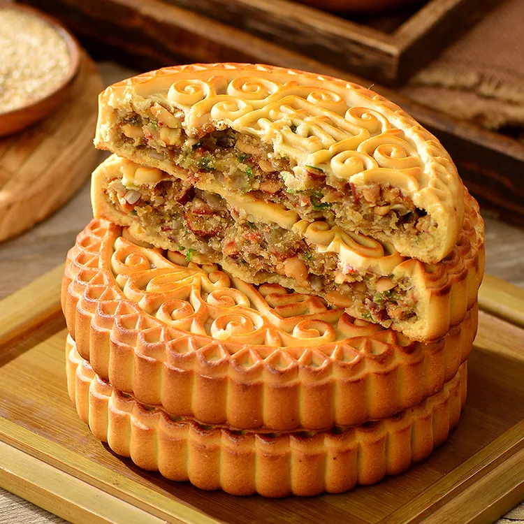 冬有老式五仁老月饼中秋传统散装手工500g正宗老式大月饼果仁优质