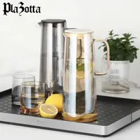德国plazotta冷水壶北欧风家用玻璃凉水壶夏日家用开水凉果汁饮料