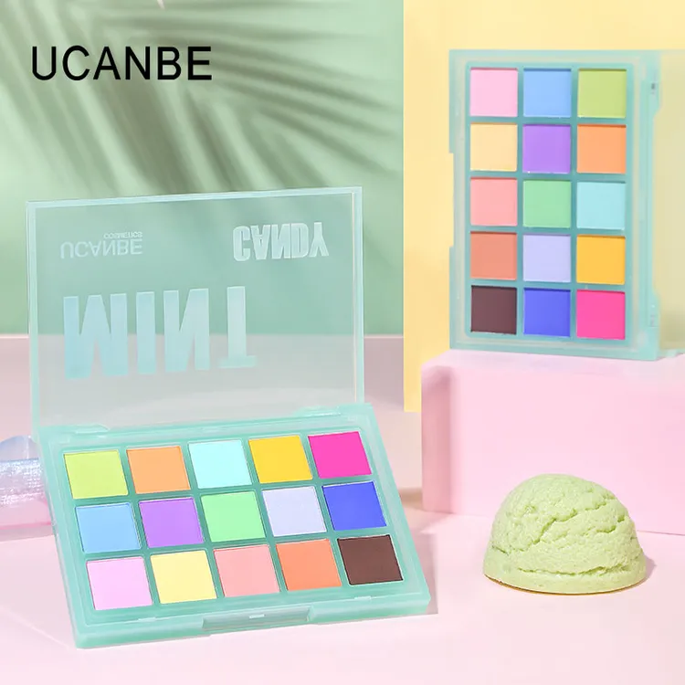 【达人专属】UCANBE15色马卡龙低饱和哑光彩色夏日清新彩妆多巴胺
