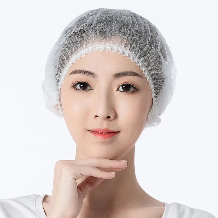 一次性防尘加厚帽美容院纹绣师女透气工作条形头套食品护发帽子
