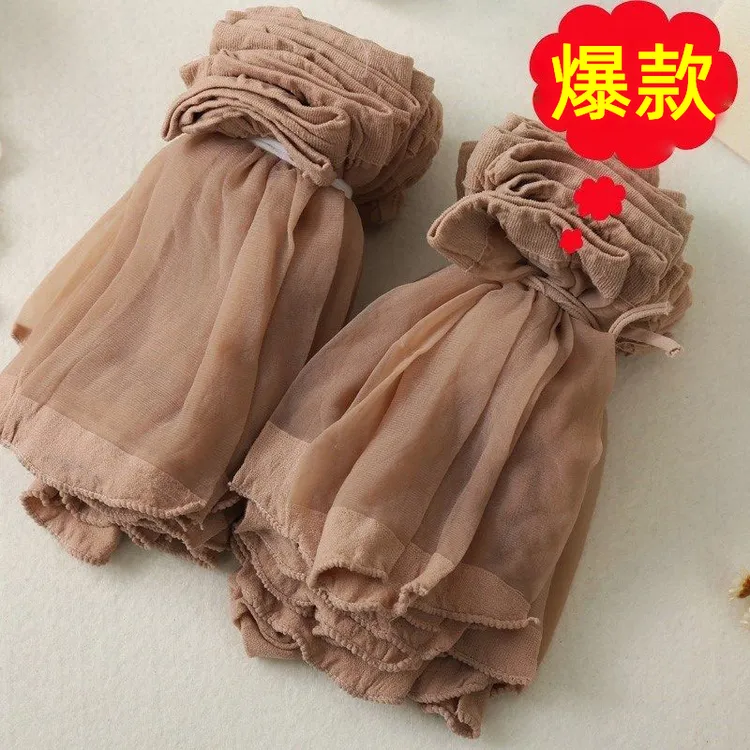 女不起球性感风薄款中筒袜短袜肉色超薄款女士春夏中筒钢丝袜