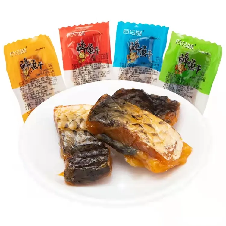 白马湖醉鱼干500g原味卤味香辣味山椒味多口味可选绍兴特产鱼干