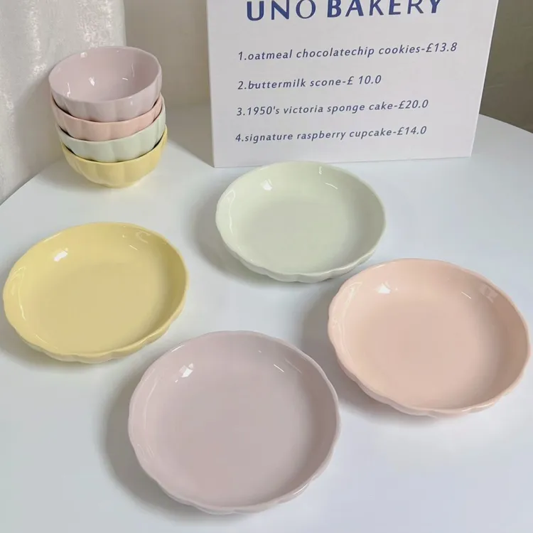 南瓜盘ins风餐具蛋糕盘甜品盘碟马卡龙碗家用盘子高颜值网红餐具