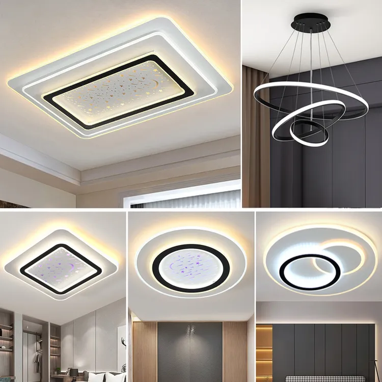 满天星客厅灯2022年新款现代简约大气轻奢卧室灯具套餐全屋组合