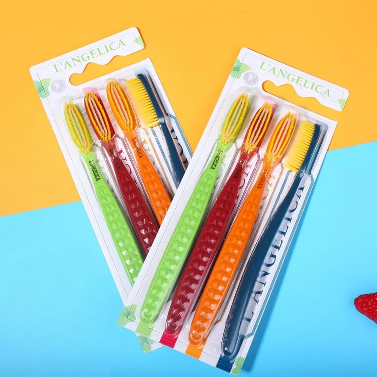 【高复购牙刷】意大利品牌黛洁丽大头大头护龈省时牙刷68孔 家庭用