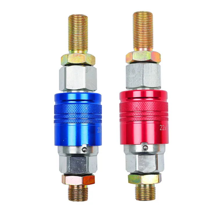 挂车自封阀主挂连接快插大气量强钢加厚通透铜芯升级版方便不生锈