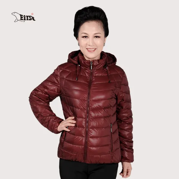 EIRST女式冬季轻薄型鹅绒服