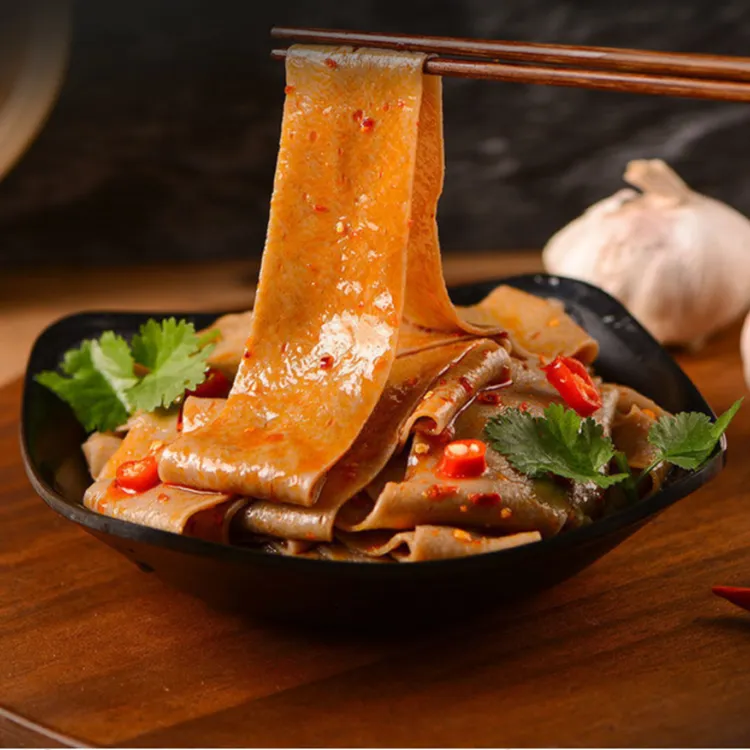 【顺丰包邮】长款粗粮荞麦干面皮碳水免煮速食配料代餐凉拌食用2斤