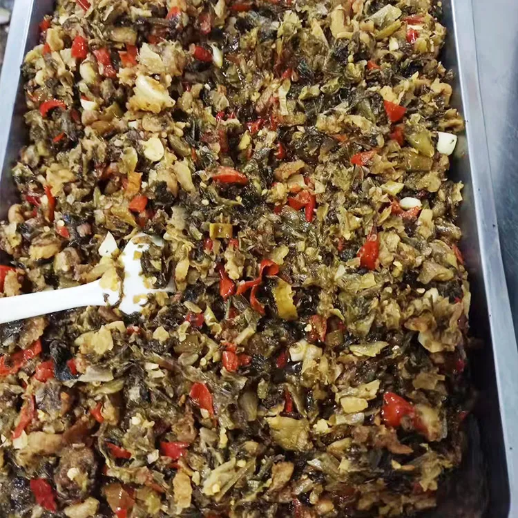 【绿草垛】安徽农户自家腌制咸菜剁椒腌酸菜350g/瓶