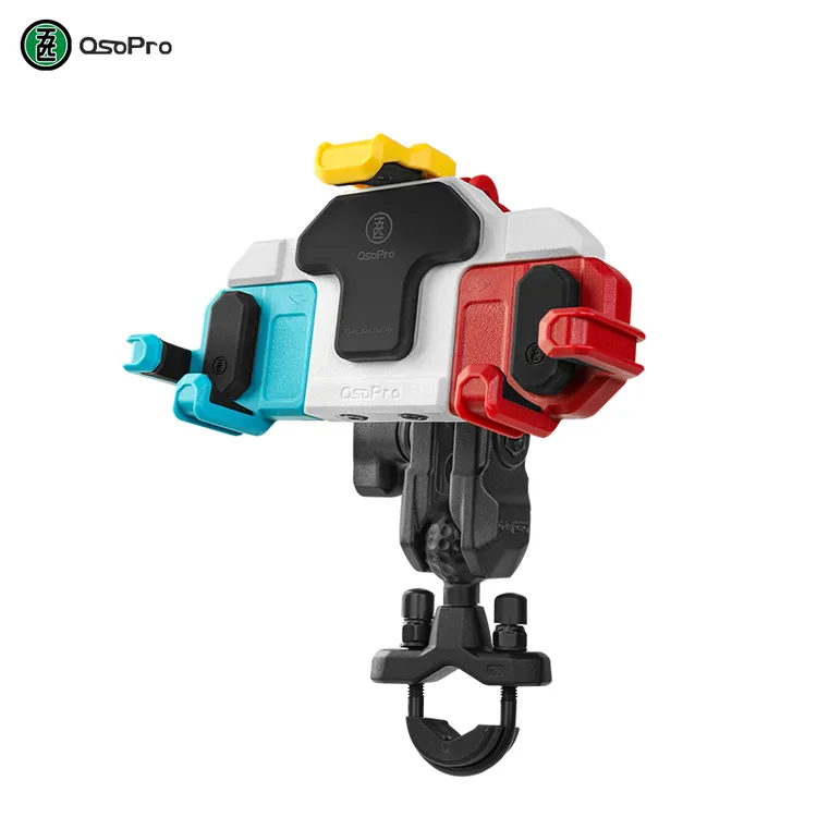 MWUPP/五匹摩托车手机支架螃蟹支架减震无线充电九号电动车支架