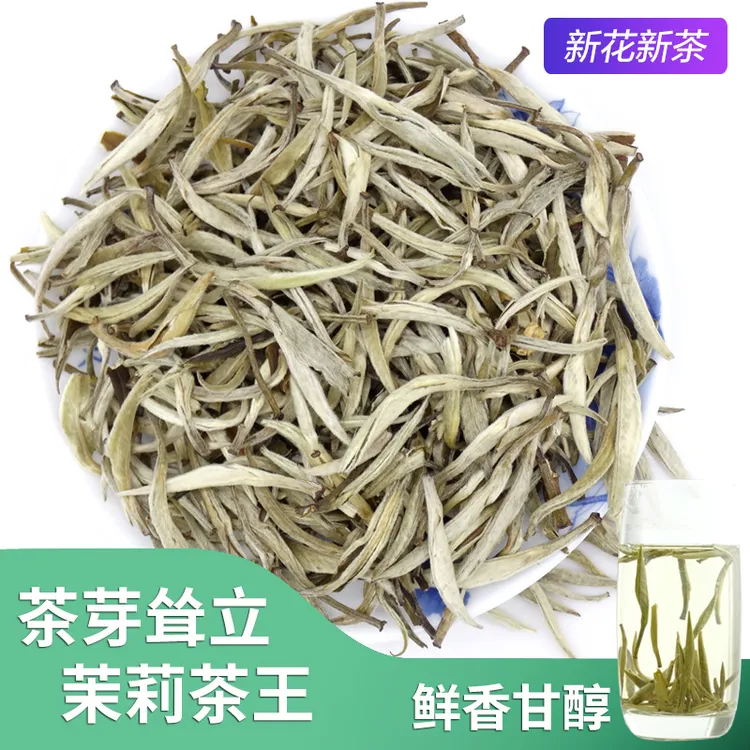 茉莉花茶2025新茶 茉莉茶王银针广西横县茉莉花茶嫩芽款250g/500g