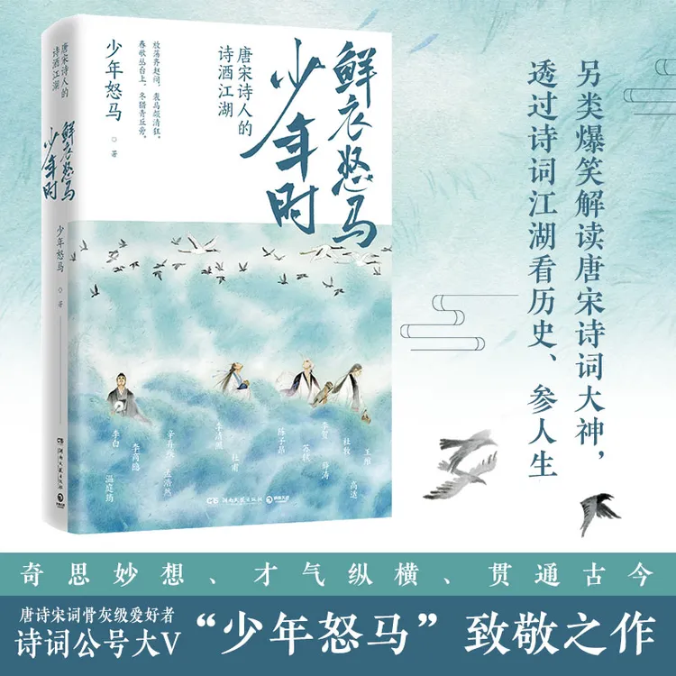 鲜衣怒马少年时-唐宋诗人的诗酒江湖小说三百首文艺唐诗宋词精美