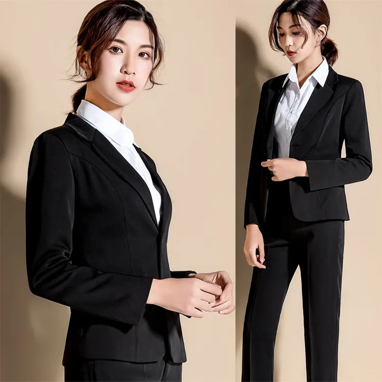 大学生职业面试时尚西服西装气质商务外套正装套装女工作服韩版