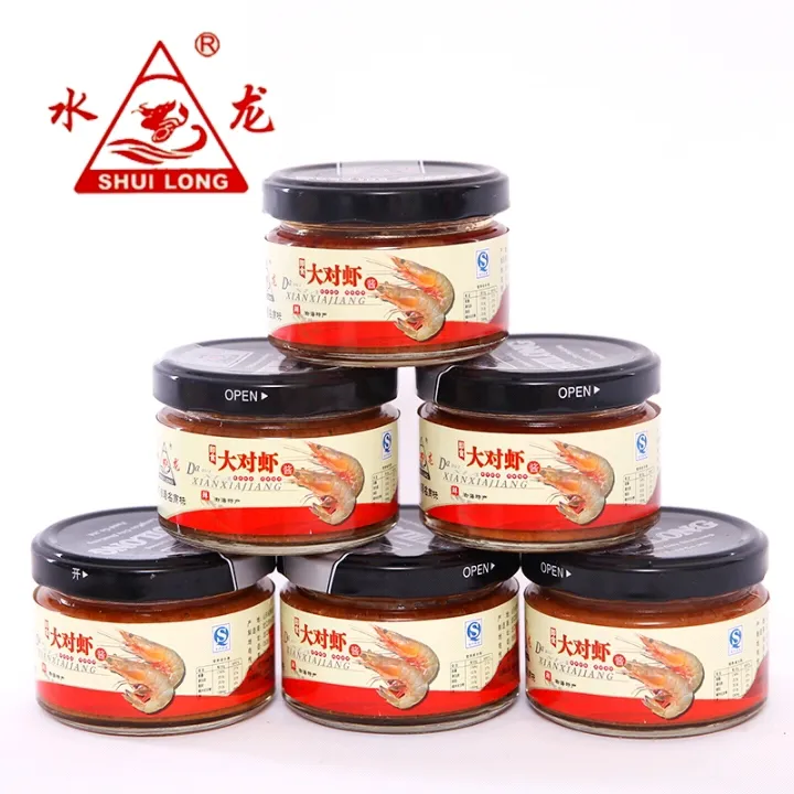 水龙大对虾酱龙口鲜虾酱山东特产烟台饭店调味海鲜酱礼盒即食虾酱