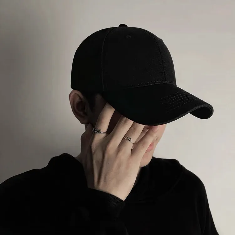Supck大头围帽子男鸭舌帽潮流大脸黑色大码棒球帽男士新款显脸小
