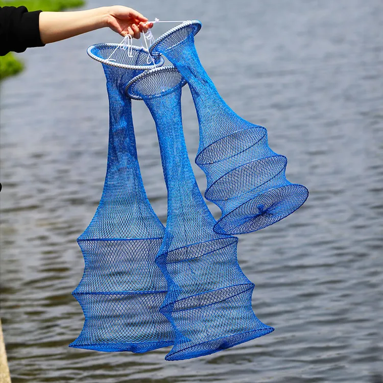 钓嗨尼鱼护小型网袋新款便携迷你鲫鱼溪流折叠大力马速干编织网兜