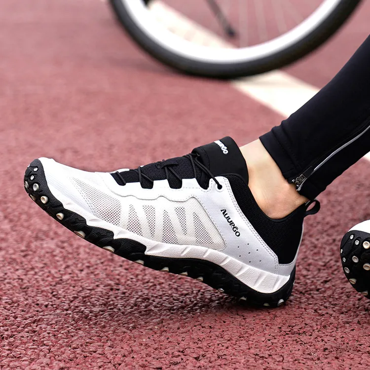 尚走夏季骑行鞋男款透气山地车无锁鞋公路车自行车鞋非锁单车鞋女