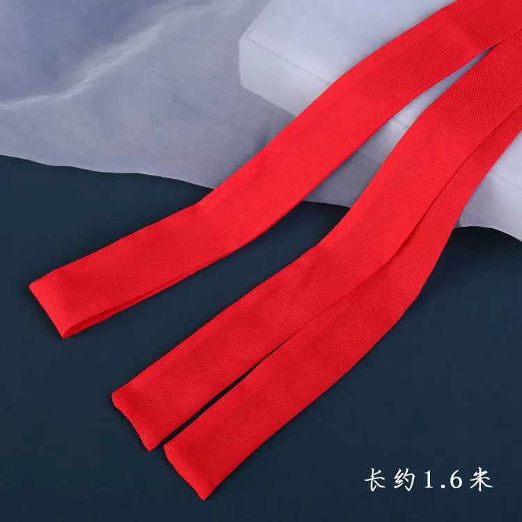 古风发带汉服束发飘带绑发头绳纯色雪纺发绳腰带少女古装头饰饰品