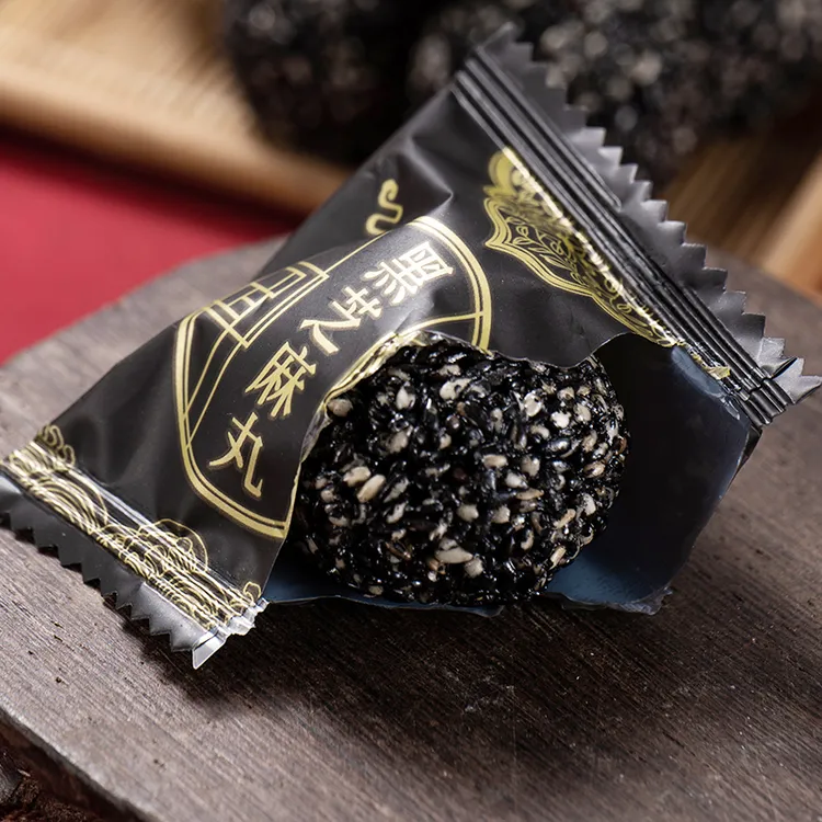 黑芝麻丸500g即食手工芝麻球营养孕妇儿童办公室休闲零食250g