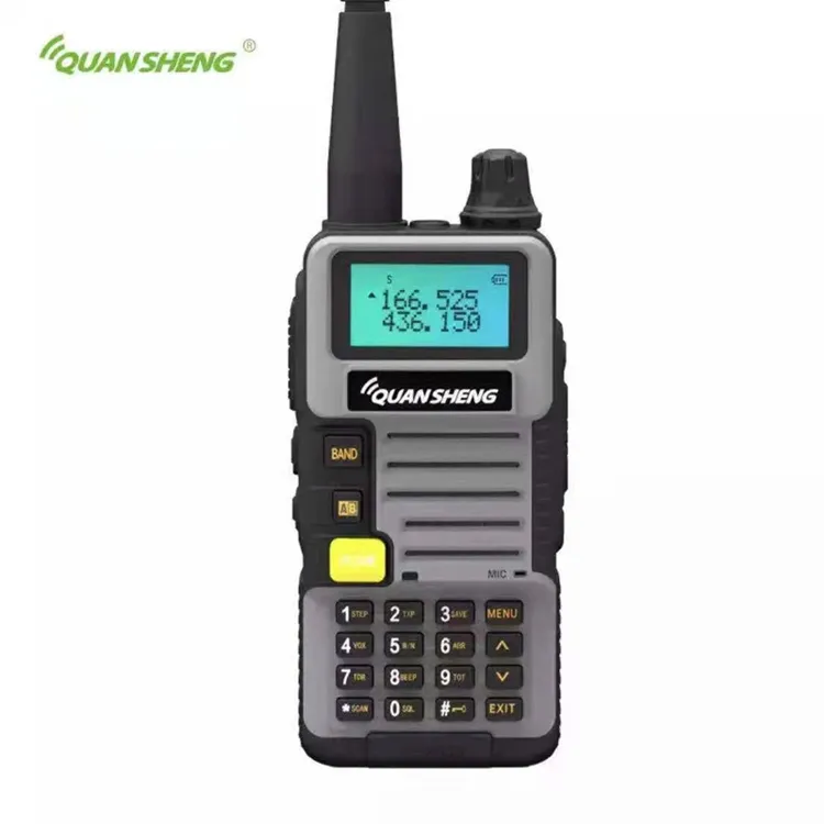 泉盛UV50对讲机双频双显双守户外出行省电手电收音机功能锂电池