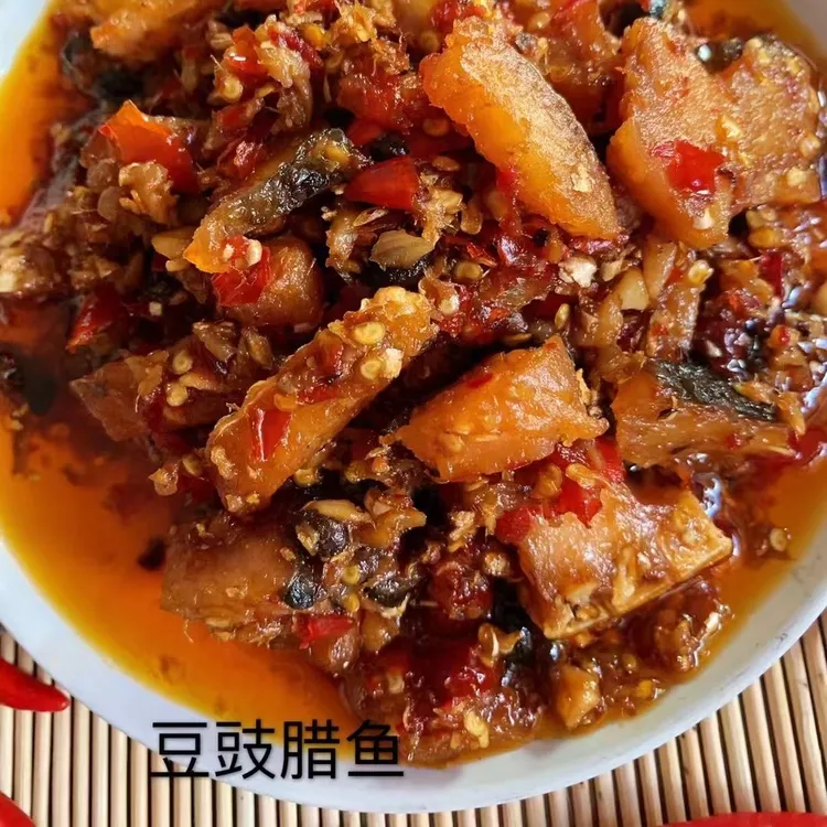 豆豉腊鱼一罐 450g  包邮