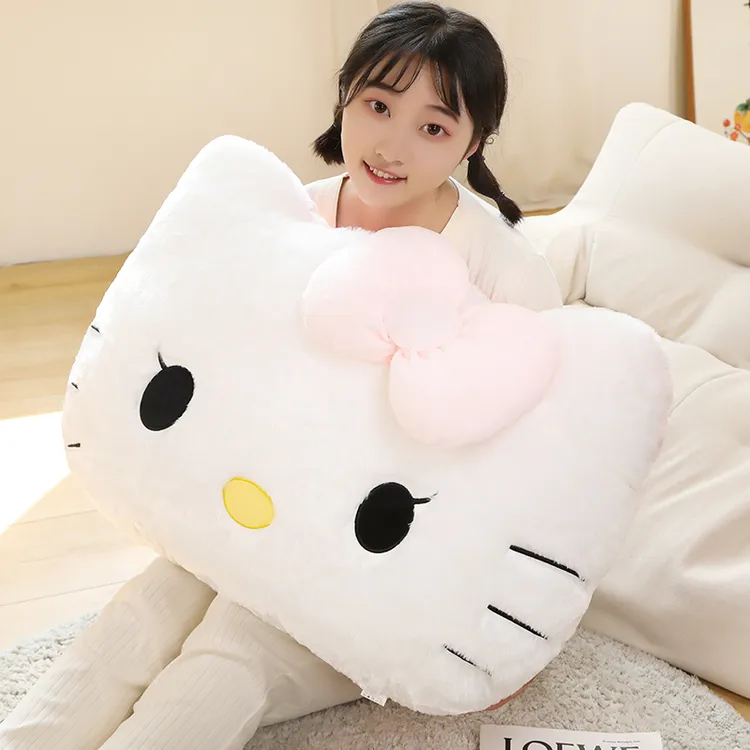 可爱大号凯蒂猫抱枕毛绒靠垫床头靠枕kitty猫靠垫枕头床头靠背