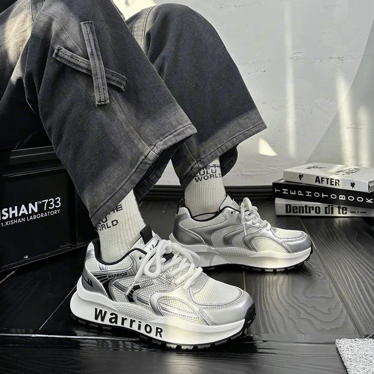 回力时尚潮流老爹鞋男2025新款男鞋复古百搭男士运动休闲鞋子男款