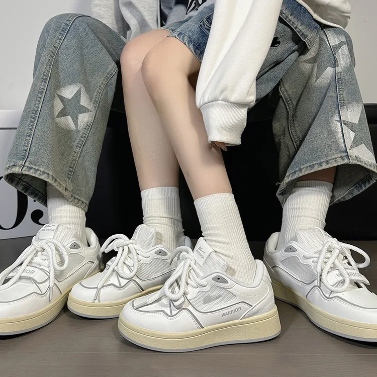 回力魔术贴小白鞋男女同款2025爆款透气韩版板鞋时尚百搭休闲鞋潮