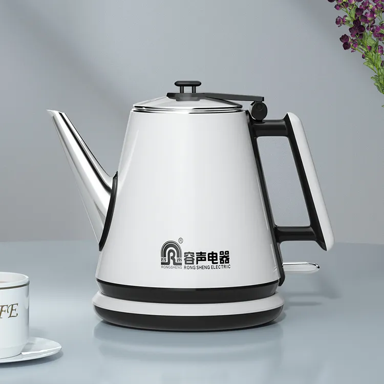RONGSHENG/容声烧水壶家用泡茶壶自动断电不锈钢长嘴电热壶大容量