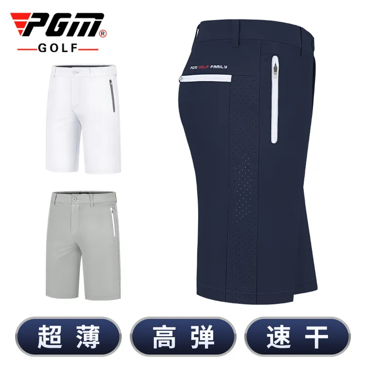 PGM 新款高尔夫裤子男士短裤夏季 弹力运动裤 侧面透气孔
