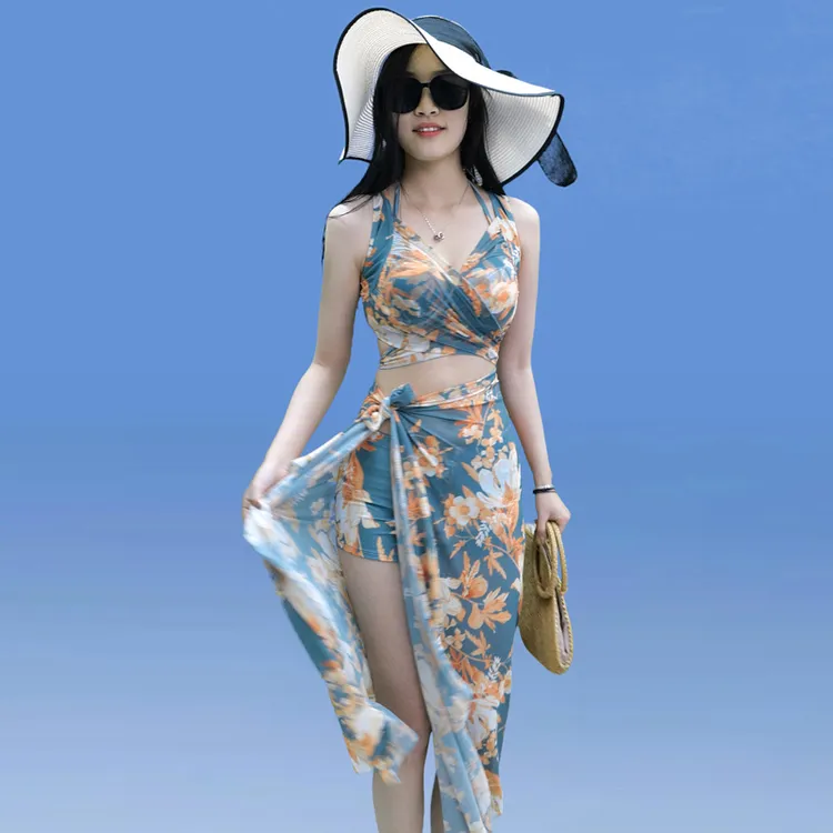 【新时尚貂蝉】分体泳衣女显瘦遮肉时尚性感夏季沙滩游泳衣女2025