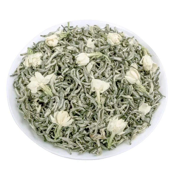 茉莉花茶浓香型茉莉玉芽白毫银针茉莉花茶叶50g起罐装新茶窨制