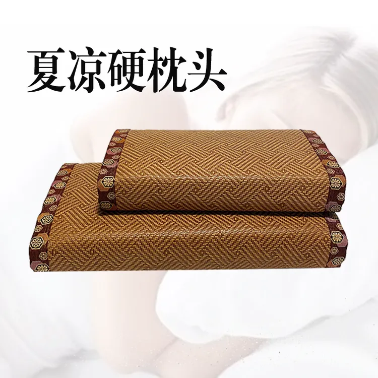 夏季凉枕头椰棕芯硬枕带绒枕套汗蒸洗浴睡枕