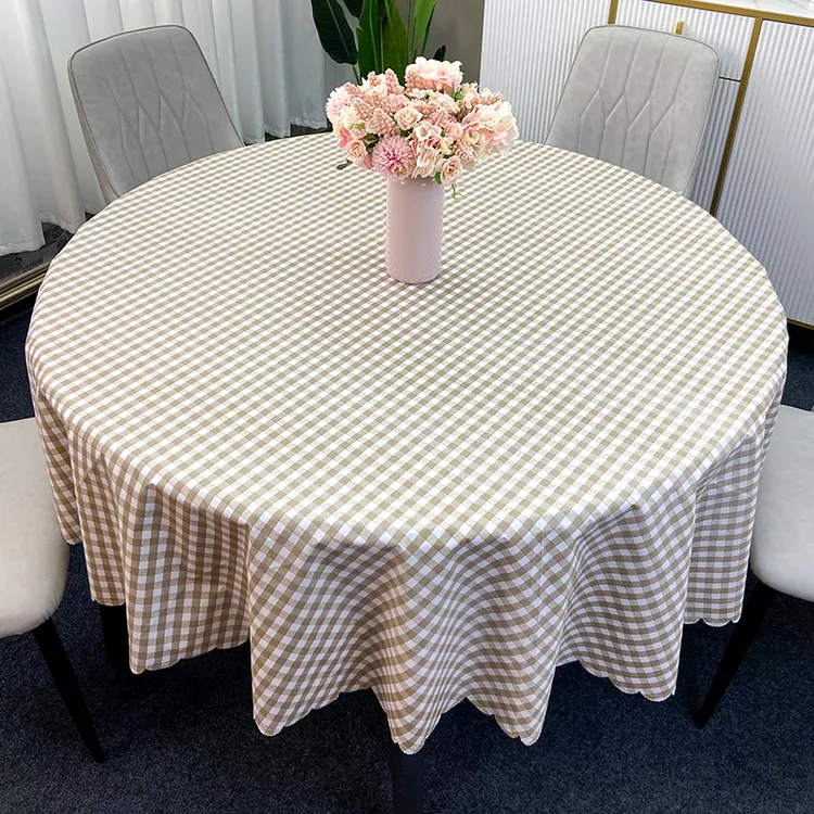 大圆桌布高级感椭圆形高端免洗四方桌台布防水防油又防烫少女心
