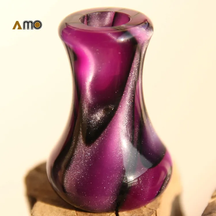 墨墨创意工作室 AMO 握丸 复古握丸 水滴纺车轮炫彩握丸 一对价