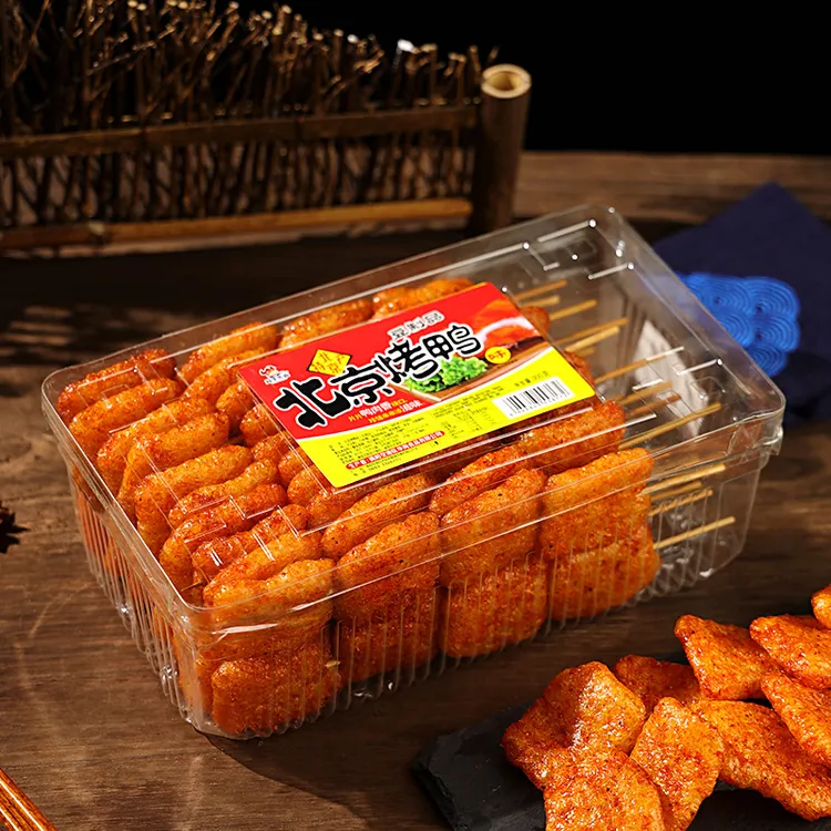 中秋好物北京烤鸭解馋美味辣串零食素肉童年8090后回忆即食两盒