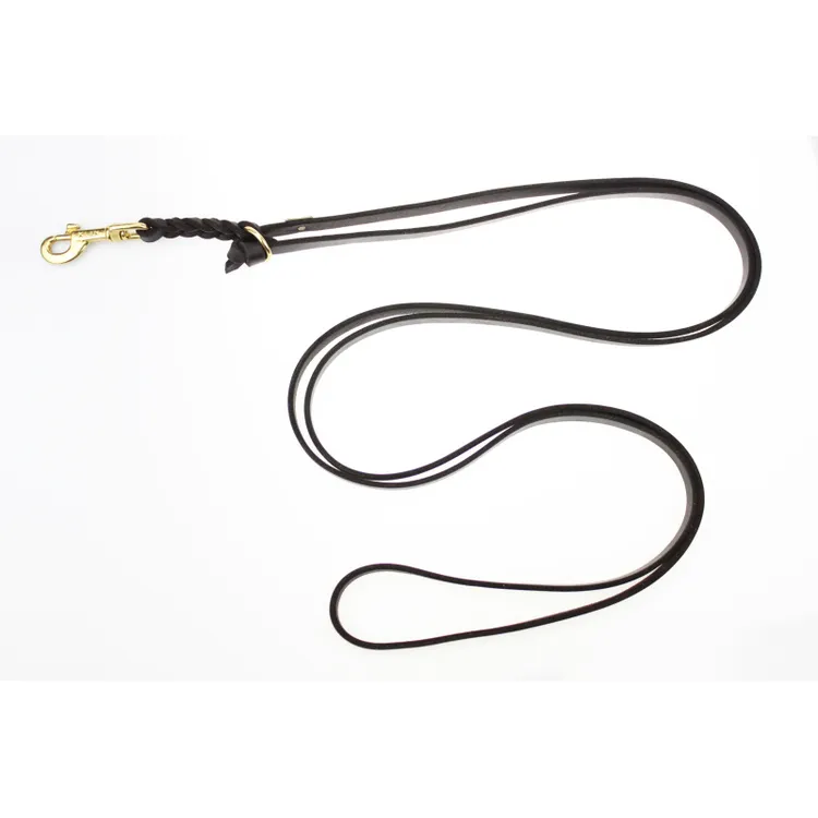 德国原装克林卡塞尔工作犬伸缩狗绳狗链牛皮牵引绳专业德牧牵引带