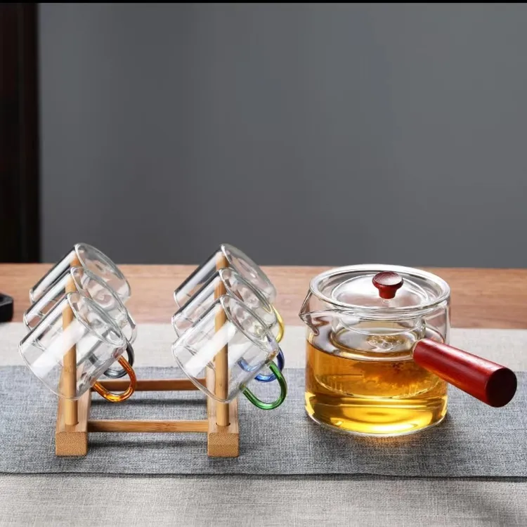 耐高温家用侧把茶壶煮茶器花茶壶茶具泡茶煮茶烧水壶家用手工隔热