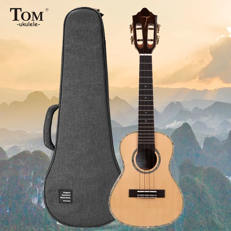 TOM 680M 云杉单板 尤克里里 23/26寸 小吉他初学进阶古典琴头