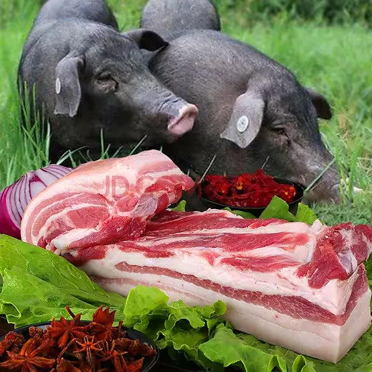 农家散养土猪肉五花肉（前夹+后座）新鲜冷冻现发