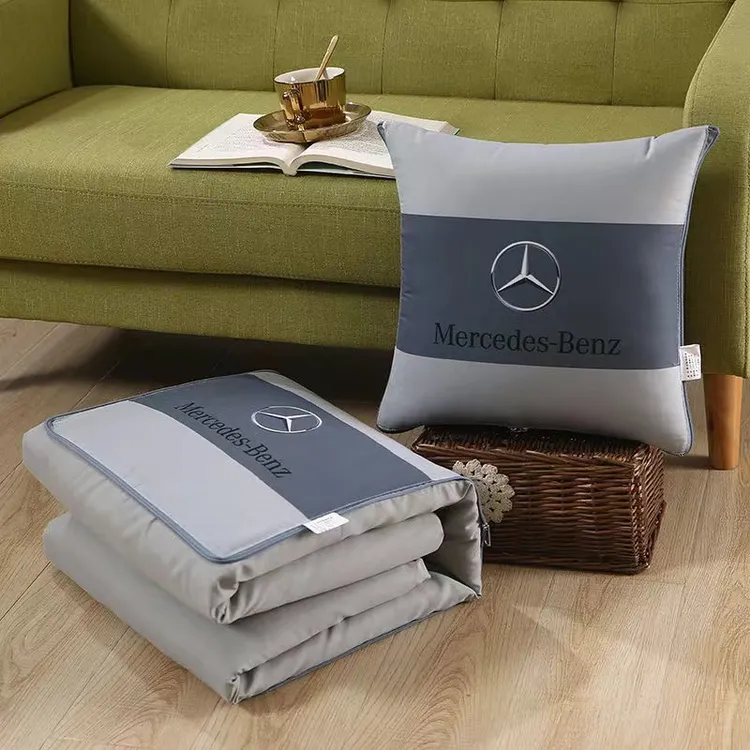 汽车抱枕被空调沙发枕头午睡枕二合一加厚垫枕多功能简约神器可爱