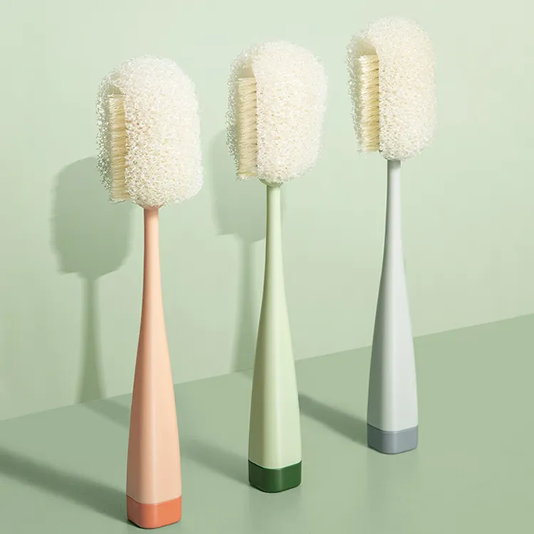 【靓涤】洗杯子刷子长柄家用杯刷保温杯刷子水杯刷清洁去污海绵刷