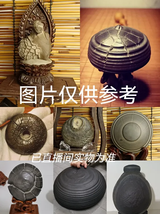 湖南郴州龟纹石把件工艺品茶宠摆件均可批发零售孤品批量桌面茶玩