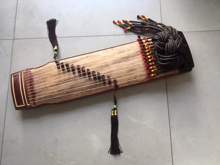 朝鲜族民族乐器伽倻琴/摆件/音质一般/12弦/长65厘米/宽16厘米